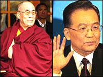 दलाई लामा और वेन जियाबाओ