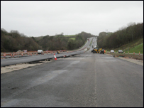 The new A30 at Goss Moor