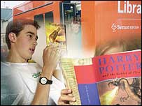 mobile library montage