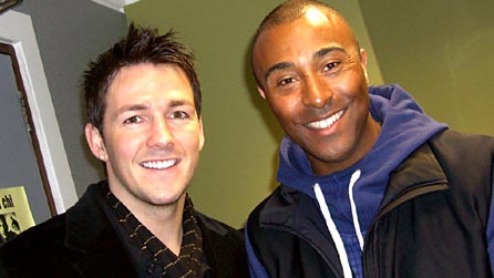 Matt Jones and Colin Jackson