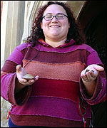 Katie Hinds, Finds Liaison Officer for the Portable Antiquities Scheme in Wiltshire.