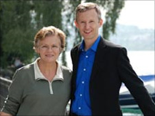 Fergus Walsh and Julie Walters
