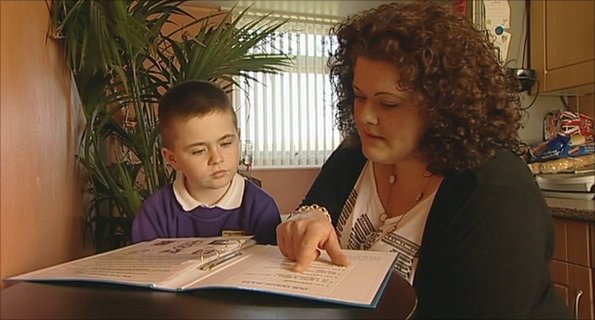 Julie Statton and son Connor