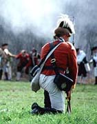 Royalist soldier does battle