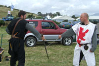 Marchogion Ardudwy yn ymladd