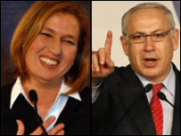 Livni ile Netanyahu