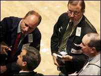 Mercado financeiro em Nova York