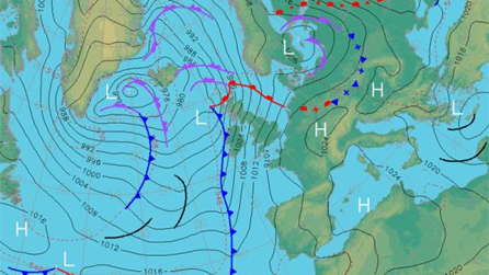weather chart for friday 31 march