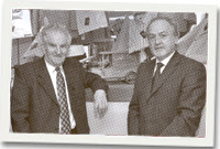 Llun o Mr David Morgan a John Davies