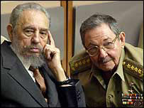 Fidel ve Raul Castro