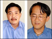 Hai ông Nguyễn Tấn Anh và Mai Hữu Bảo