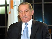 Kıbrıs Rum toplumu lideri Tassos Papadapulos