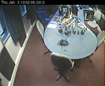 Gwegamera stiwdio Bangor