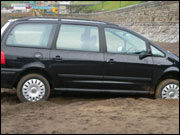 Fratellis beach their car at Beached