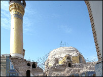 Templo xiita destruído em Samarra