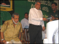 Thilak Karunarathne and Ranil Wickramasinghe