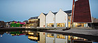 Shetland Museum by night, photo Mark Sinclair