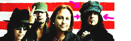 Mötley Crüe - Nikki Sixx arrowed