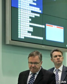 голова ЦВК Володимир Шаповал у ЦВК 