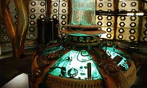 The interior of the TARDIS