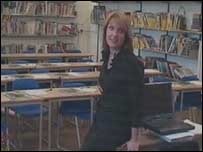 Tilly Prentice in the classroom