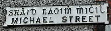 Michael Street name plate