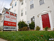 For sale sign outside a house