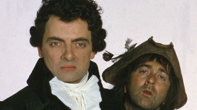 Rowan Atkinson and Tony Robinson