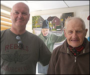 David Wiseman with Nigel Sparrow