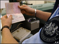 Agente de Imigração americano