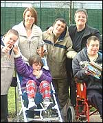 The Bell family in Hyde Park