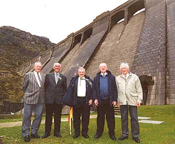 Old pals reunite at the Ben Crom Dam which they built 50 years ago