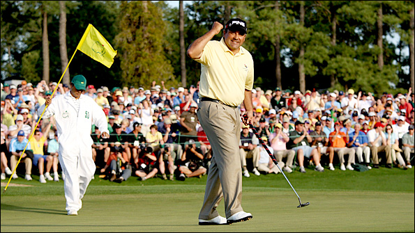 Cabrera came through a play-off to win last year at Augusta