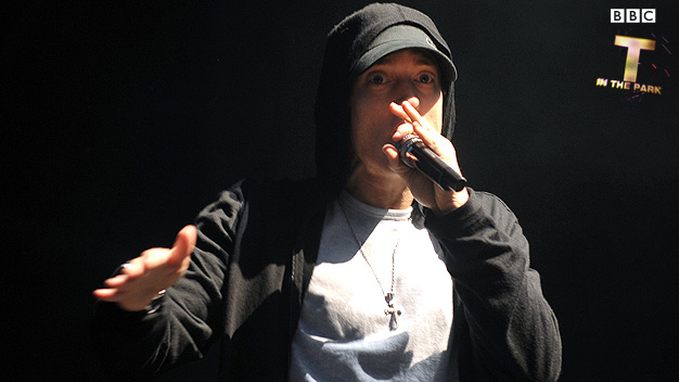 Eminem at T In The Park 2010