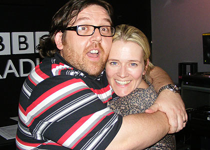 Nick Frost and Edith