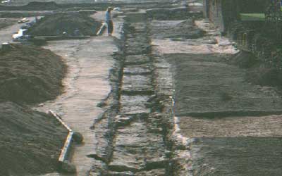 excavation of colonnade