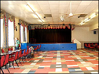 The stage at Denaby & Cadeby Miners' Welfare