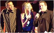 Reggie, Fearne amd Chris