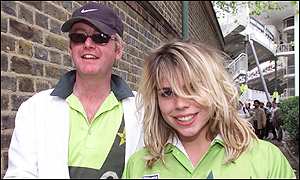 DJ Evans se svou ženou Billie Piper