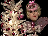 Clementine as a Christmas fairy