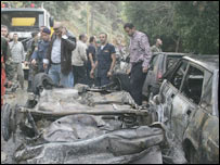 Beyrut'ta patlama yeri