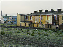 wasteland area in Burnley