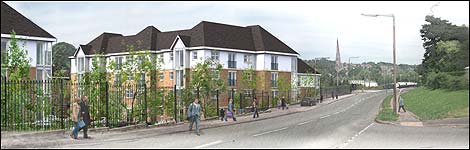 An impression of the Clifton Road development