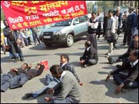 ہڑتالی کارکن