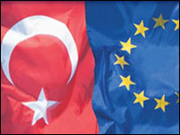 AB ve Türk bayrakları