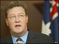 Australský ministr zahraničí Alexander Downer