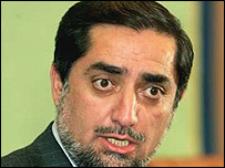 عبداله عبداله وزیر خارجه افغانستان