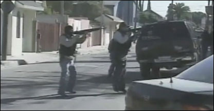 Polícia atira contra supostos narcotraficantes