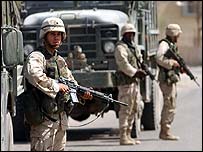 Soldados americanos no Iraque