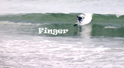 Adrian Grimshaw - "Me flying at Polzeath"